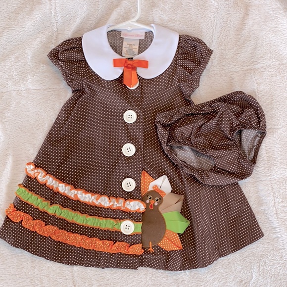 Bonnie Baby Other - Thanksgiving Turkey Dress